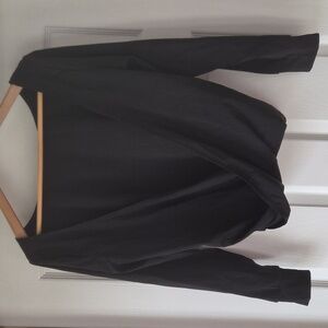 Halara SoftlyZero Airy Cut-out Back Yoga Sports Top Black Sz Medium BNWOT